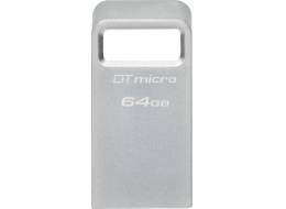 Kingston Flash Disk 64GB DataTraveler Micro 200MB/s Metal USB 3.2 Gen 1 DTMC3G2/64GB