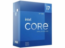 CPU INTEL Core i7-12700KF, 3.60GHz, 25MB L3 LGA1700, BOX (bez chladiče, bez VGA)