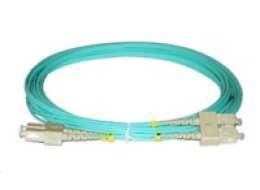 Duplexní patch kabel MM 50/125, OM3, SC-SC, LS0H, 2m