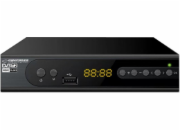 Esperanza EV106R Digital DVB-T2 H.265/HEVC tuner Black