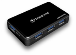 Transcend USB 3.0 Hub 4-port + napájecí zdroj