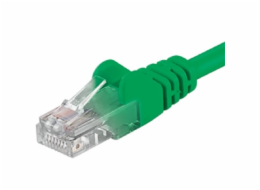 PremiumCord Patch kabel UTP RJ45-RJ45 CAT6 3m zelená