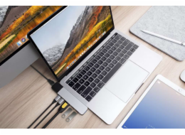 HyperDrive NET Hub for USB-C pro MacBook Pro - Stříbrný