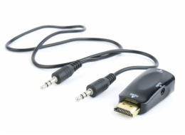 C-Tech CB-AD-HDMI-VGA C-TECH adaptér HDMI na VGA + Audio, M/F