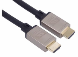 PREMIUMCORD Kabel HDMI 2.1 High Speed + Ethernet kabel 8K@60Hz, 4K@120Hz, pozlacené konektory, 3m