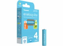 1x4 Panasonic Eneloop lite Micro 550mAh AAA Ni-MH    BK-4LCCE/4BE