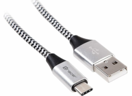 Tracer 46265 USB 2.0 Type C A Male 1m black silver