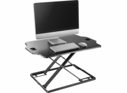 Ergo Office ER-419 Monitor Laptop Stand Desk Height Adjustable Standing Sitting Work Ultra Thin 10kg