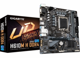 GIGABYTE MB Sc LGA1700 H610M H DDR4, Intel H610, 2xDDR4, 1xHDMI, 1xVGA, mATX