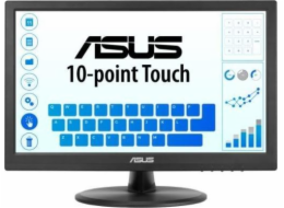 ASUS LCD dotekový 15.6" VT168HR Touch 1366x768 220cd lesklý, HDMI 10-point multi-touch, USB, WLED/TN VESA 75x7