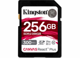 Kingston Canvas React Plus/SDHC/256GB/300MBps/UHS-II U3 / Class 10