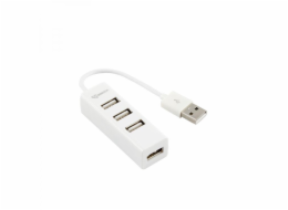 Sbox H-204W USB 4 Ports HUB Coconut White