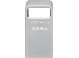 Kingston Flash Disk 256GB DataTraveler Micro 200MB/s Metal USB 3.2 Gen 1 DTMC3G2/256GB