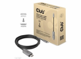 Club3D kabel USB-C na HDMI, 4K120Hz 8K60Hz HDR10 s DSC1.2, Aktivní kabel, M/M, 3m