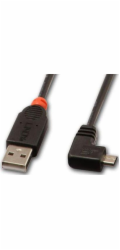 Lindy USB-A - microUSB USB kabel 0,5 m černý (31975)
