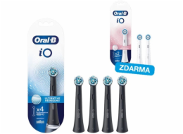 ORALB iO Ultimate Clean Black, hlavice, 4ks