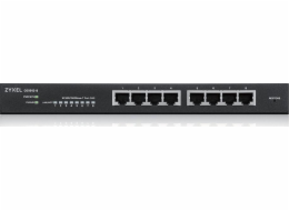 Zyxel GS1915-8 8-port Gigabit Web Smart switch, 8x gigabit RJ45, fanless