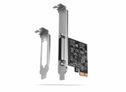 AXAGON PCEA-P1N, PCIe řadič - 1x paralelní port (LPT), vč. LP