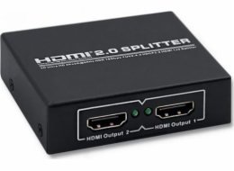 Qoltec QOLTEC AKTYWNY RODZIELACZ HDMI SPLITTER | V.2.0 | 1X2