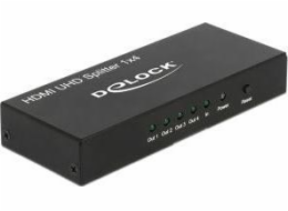 DeLOCK HDMI UHD Splitter 1 x HDMI vstup > 4 x HDMI výstup 4K, HDMI Splitter