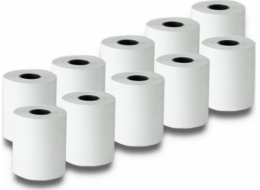 Qoltec 51900 Thermal roll 57 x 27 | 55g / m2 | 10 pcs. | BPA free