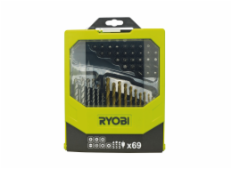 Ryobi Bit- und Bohrerbox RAK69MIX, 69-teilig, Bohrer- & Bit-Satz (grün/schwarz)