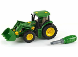 KLEIN 3903 traktor JOHN DEERE 6215R s čelním nakladačem a nářadím