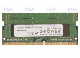 2-Power 4GB PC4-19200S 2400MHz DDR4 CL17 Non-ECC SoDIMM 1Rx8 (DOŽIVOTNÍ ZÁRUKA)