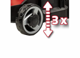 Einhell GC-SC 18/28 Li-Solo Push lawn mower Battery Black Red