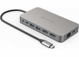 Hyper Dual 4K HDMI 10-in-1 USB-C, Dockingstation