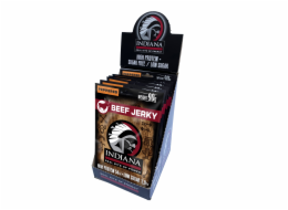 INDIANA Jerky hovězí Peppered ZIP 720g - display