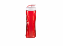 Láhev na smoothie DOMO - transparentní červená 600 ml