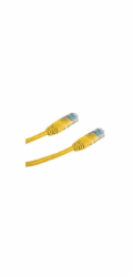 DATACOM Patch kabel UTP CAT5E 0,5m žlutý