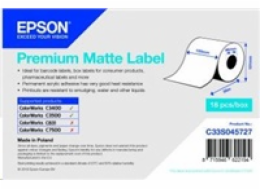 Premium Matte Label Cont.R, 105mmx35m, MOQ 18ks