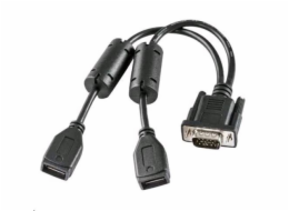 Honeywell VM3 USB Y CABLE - D15 MALE TO TWO USB TYPE A PLUG