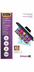 FELLOWES laminovací fólie/ formát A4/ 80 mic samolepící/ velikost 216x303 mm/ lesklé/ 100 pack