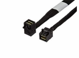 INTEL 585 mm straight SFF8643 to right angle mini SAS right connector cables