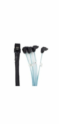 INTEL 730 mm straight SFF8643 to right angle 7-pin connector cables