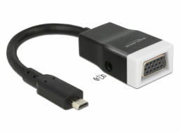 Delock adaptér HDMI-micro D samec > VGA samice s Audio 