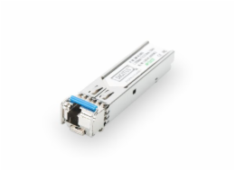 1.25 Gbps BiDi WDM SFP Module, Up to 20km  with DDM support, Singlemode, LC Simplex Connector 1000Base-LX, Tx1310nm/Rx1550nm