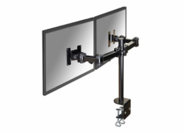 Neomounts FPMA-D960D - Montážní sada - plný pohyb - pro 2 LCD displeje - černá - velikost obrazovky: 10"-27" - upevnění svorkou, upevnitelné na stůl