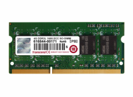 Transcend paměť SODIMM DDR3 4GB 1600MHz, 1Rx8, CL11