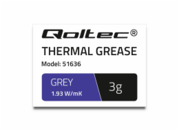 QOLTEC 51636 Qoltec teplovodivá pasta 1.93 W/m-K 3g grey