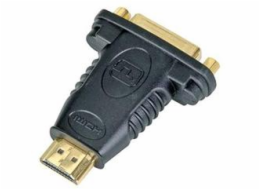 PremiumCord adaptér HDMI A - DVI-D M/F, pozlacené konektory