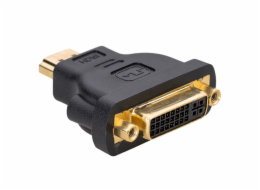 Akyga adaptér DVI-F/HDMI-M/Duplex/cerná
