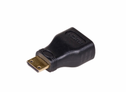 Akyga adaptér HDMI/miniHDMI/Duplex/cerná