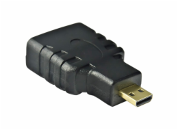 Akyga adaptér HDMI/microHDMI/ABS/cerná