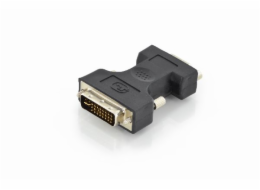 Digitus DVI adapter, DVI(24+5) - HD15 M/F,  DVI-I dual link, bl