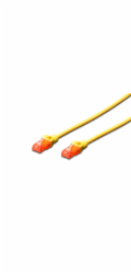 Digitus CAT 6 U-UTP patch cable, Cu, LSZH AWG 26/7, length 5 m, color yellow