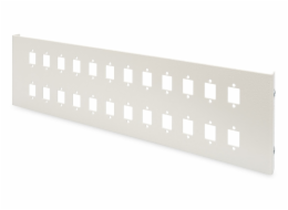 Digitus 24x LC/DX, 24x E2000/SX, 24x SC/X vertical adapter plate for DN-96800M, color grey (RAL 7035)